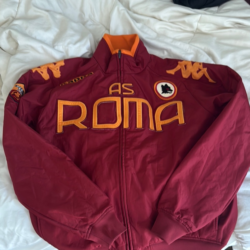 Kappa Maroon and Orange Jacket